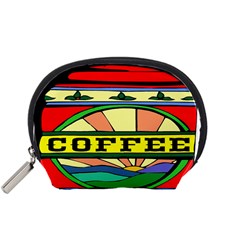 Coffee Tin A Classic Illustration Accessory Pouches (small)  by Nexatart