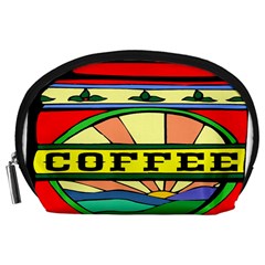 Coffee Tin A Classic Illustration Accessory Pouches (large)  by Nexatart