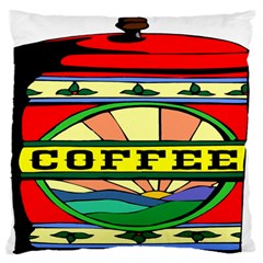 Coffee Tin A Classic Illustration Standard Flano Cushion Case (two Sides) by Nexatart