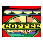 Coffee Tin A Classic Illustration Double Sided Flano Blanket (Large)  80 x60  Blanket Front