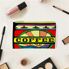 Coffee Tin A Classic Illustration Cosmetic Bag (xs) by Nexatart