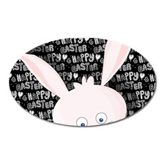 Easter Bunny  Oval Magnet by Valentinaart