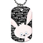 Easter bunny  Dog Tag (One Side) Front