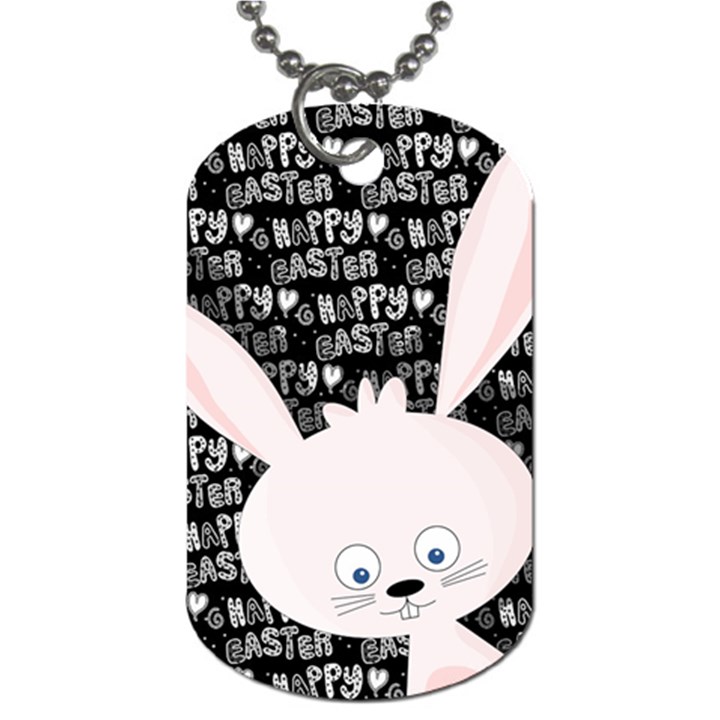 Easter bunny  Dog Tag (One Side)