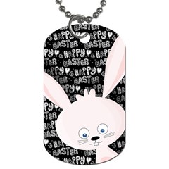 Easter Bunny  Dog Tag (two Sides) by Valentinaart