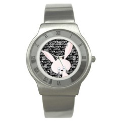 Easter Bunny  Stainless Steel Watch by Valentinaart