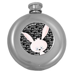 Easter Bunny  Round Hip Flask (5 Oz) by Valentinaart