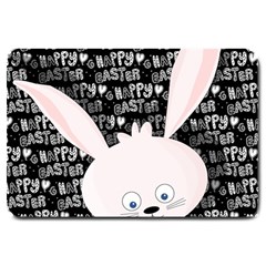 Easter Bunny  Large Doormat  by Valentinaart