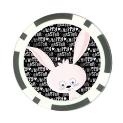 Easter Bunny  Poker Chip Card Guard (10 Pack) by Valentinaart