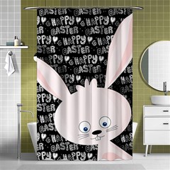 Easter Bunny  Shower Curtain 48  X 72  (small) 