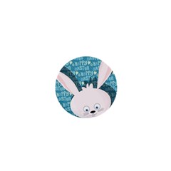 Easter Bunny  1  Mini Magnets by Valentinaart