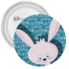 Easter Bunny  3  Buttons by Valentinaart