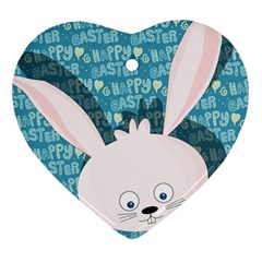 Easter Bunny  Ornament (heart) by Valentinaart