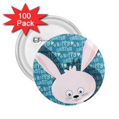 Easter Bunny  2 25  Buttons (100 Pack)  by Valentinaart