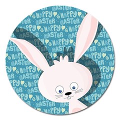 Easter Bunny  Magnet 5  (round) by Valentinaart