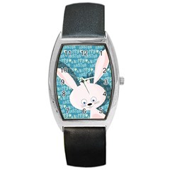 Easter Bunny  Barrel Style Metal Watch by Valentinaart