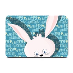 Easter Bunny  Small Doormat  by Valentinaart