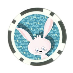 Easter Bunny  Poker Chip Card Guard (10 Pack) by Valentinaart