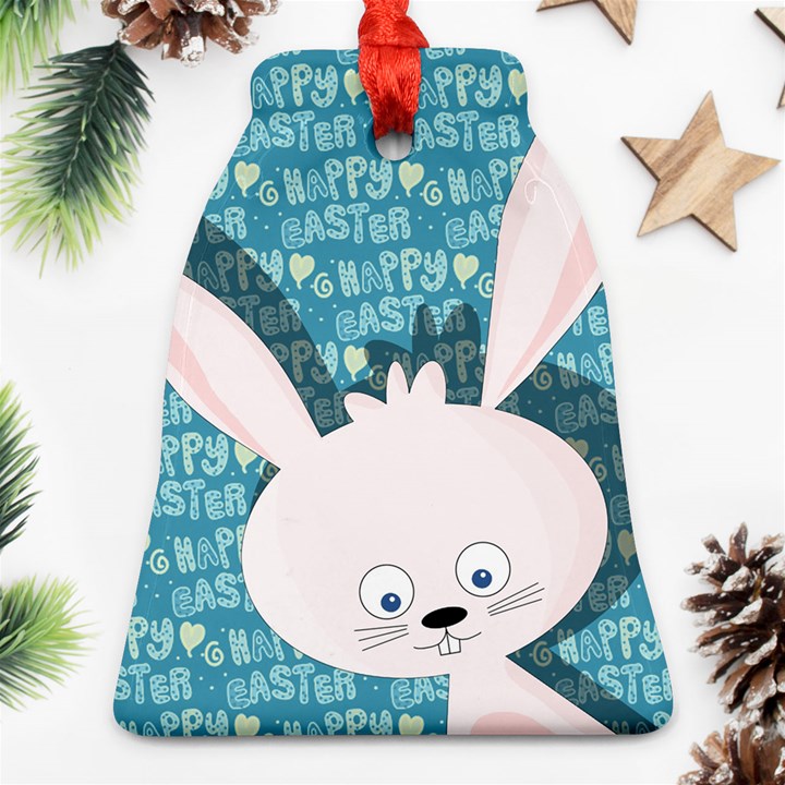 Easter bunny  Bell Ornament (Two Sides)