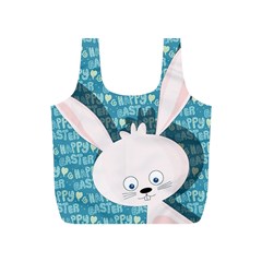 Easter Bunny  Full Print Recycle Bags (s)  by Valentinaart