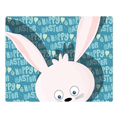 Easter Bunny  Double Sided Flano Blanket (large)  by Valentinaart