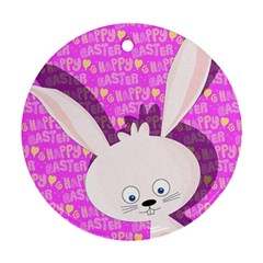 Easter Bunny  Ornament (round) by Valentinaart