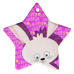 Easter Bunny  Ornament (star) by Valentinaart