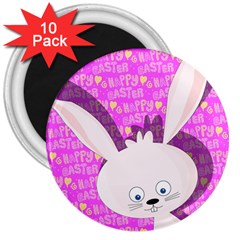 Easter Bunny  3  Magnets (10 Pack)  by Valentinaart