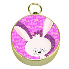 Easter Bunny  Gold Compasses by Valentinaart