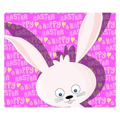 Easter Bunny  Double Sided Flano Blanket (small)  by Valentinaart