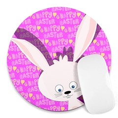 Easter Bunny  Round Mousepads by Valentinaart