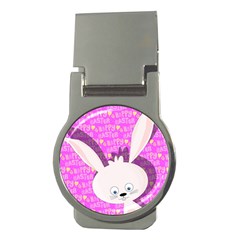 Easter Bunny  Money Clips (round)  by Valentinaart