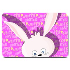 Easter Bunny  Large Doormat  by Valentinaart