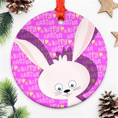 Easter Bunny  Ornament (round) by Valentinaart