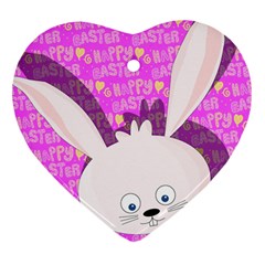 Easter Bunny  Ornament (heart)