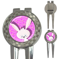 Easter Bunny  3-in-1 Golf Divots by Valentinaart