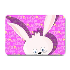 Easter Bunny  Small Doormat  by Valentinaart