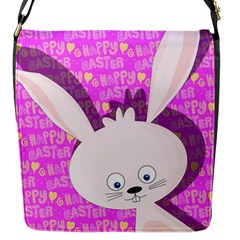 Easter Bunny  Flap Messenger Bag (s) by Valentinaart