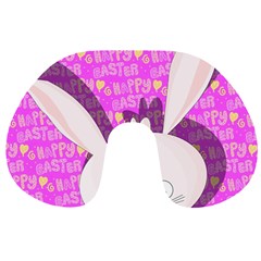 Easter Bunny  Travel Neck Pillows by Valentinaart