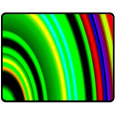 Multi Colorful Radiant Background Double Sided Fleece Blanket (medium)  by Nexatart