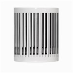 Abstract Piano Keys Background White Mugs Center