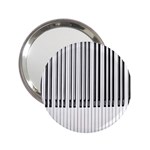 Abstract Piano Keys Background 2.25  Handbag Mirrors Front