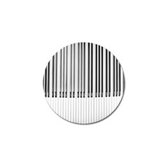 Abstract Piano Keys Background Golf Ball Marker (10 Pack) by Nexatart