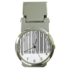 Abstract Piano Keys Background Money Clip Watches by Nexatart