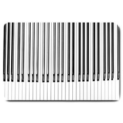 Abstract Piano Keys Background Large Doormat  by Nexatart