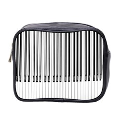 Abstract Piano Keys Background Mini Toiletries Bag 2-side by Nexatart