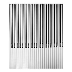 Abstract Piano Keys Background Shower Curtain 60  X 72  (medium)  by Nexatart