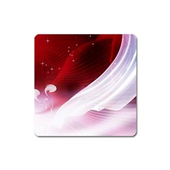 Dreamworld Studio 2d Illustration Of Beautiful Studio Setting Square Magnet by Nexatart