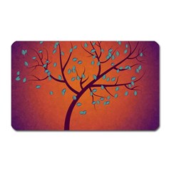 Beautiful Tree Background Magnet (rectangular) by Nexatart