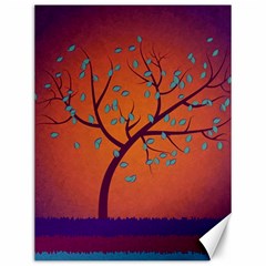 Beautiful Tree Background Canvas 12  X 16  